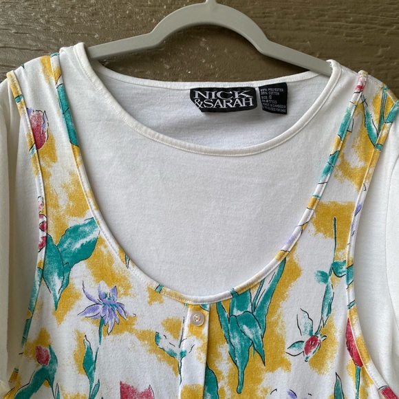 Nick & Sarah vintage womens spring floral print, S - Picture 10 of 15